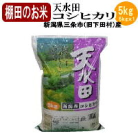 新潟県旧黒川村産 棚田米天水田コシヒカリ5kg 令和7年産【送料無料※北海道・四国・九州・沖縄を除く】お中元 お歳暮 ギフト