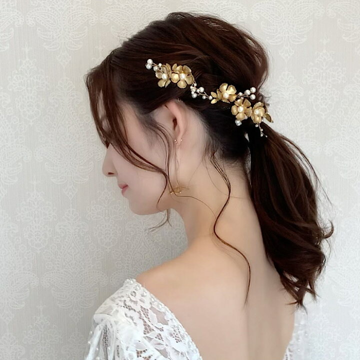 楽天市場】【お花モチーフが可愛い】ヘッドドレス 花 小枝アクセサリー 