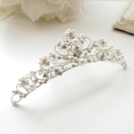【ランキング 第1位 】【売れてます】 ミニティアラ　ウェディング ティアラ 結婚式 パール ティアラ 成人式 パーティー ブライダル 髪飾り 王冠 ニ次会 　小さめ　コームティアラ　ヘッドドレス ヘアアクセサリー ヘッドアクセサリー カチューシャ 花嫁 プチプラ