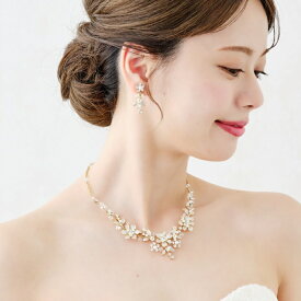 【ランキング 第1位 】【小顔Vラインネックレス】結婚式アクセサリー ネックレス 結婚式 ネックレス ウエディングネックレス ブライダルネックレス ラインストーンネックレス パーティーネックレス 　二次会 ブライダル　ウェディング ネックレス ゴールド