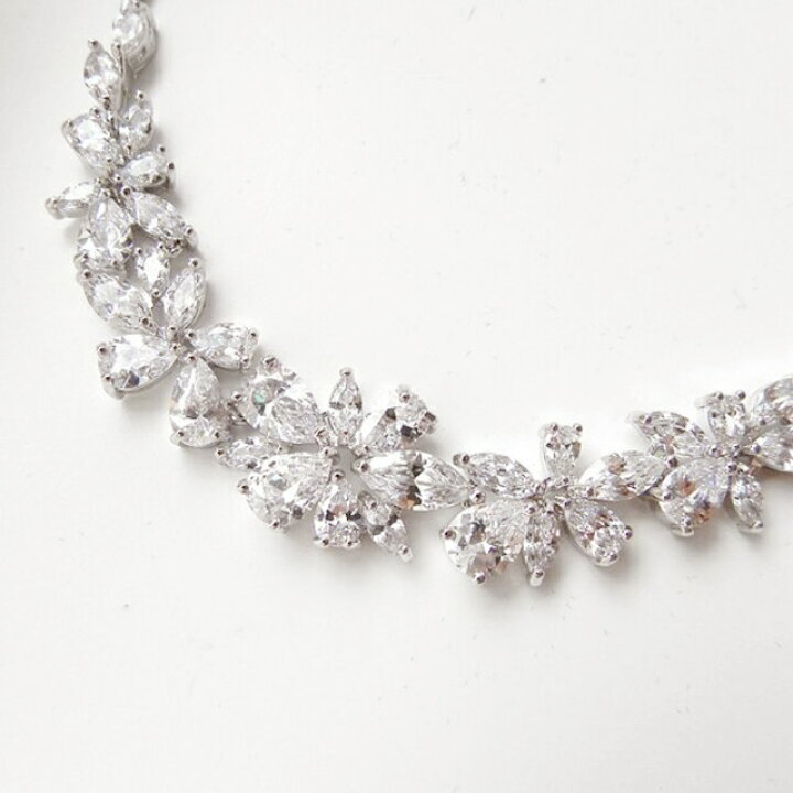 楽天市場】ジルコンネックレスセット ネックレス 結婚式 ネックレス  