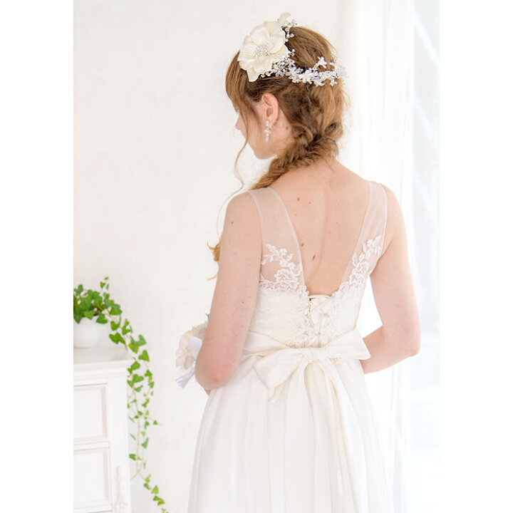 楽天市場 シンプルミモレ丈ドレス レースデコルテカバー付 エンパイアドレス ウエディングドレス エンパイア 海外挙式 結婚式ドレス 花嫁ドレス 二次会ドレス エンパイアライン ウエディング 格安 シンプルエンパイアドレス ドレス 二次会 花嫁 マタニティドレス