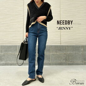 ◇ NEEDBY heritage ニードバイヘリテージ JENNY │ デニム ストレート デニムパンツ レディース ボトムス パンツ 低身長 ストレートパンツ きれいめ ゆったり