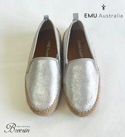 【EMU/エミュ】Gum Metallic メタリック エスパドリーユ スリッポン W11964