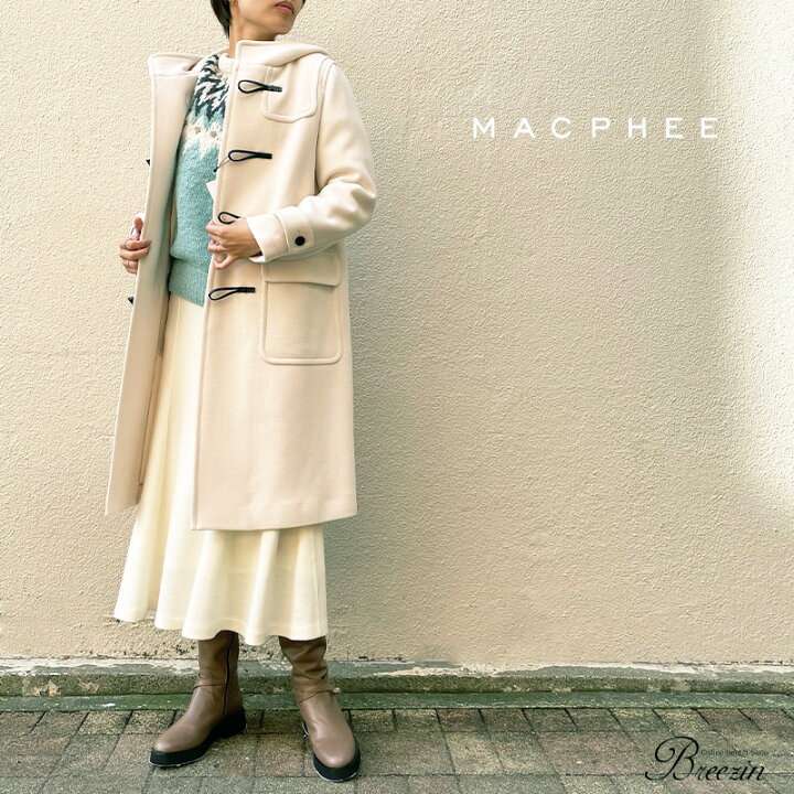 楽天市場】◇ MACPHEE マカフィ ウールメルトンダッフルコート  