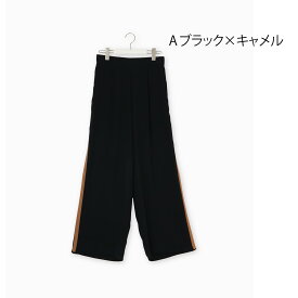 1点もの！MAX50％OFF！ BEATRICE ベアトリス IPEKERサイドラインプリントパンツ │ レディース パンツ ゆったり リゾート ボタニカル プリント おしゃれ きれいめ ラインパンツ オフィス