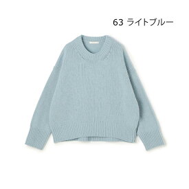 ◇ GALERIEVIE ギャルリーヴィー ファインウール クルーネックプルオーバー │ レディース ローゲージニット TOMORROWLAND トゥモローランド おしゃれ オフィス ニット クルーネック ウール