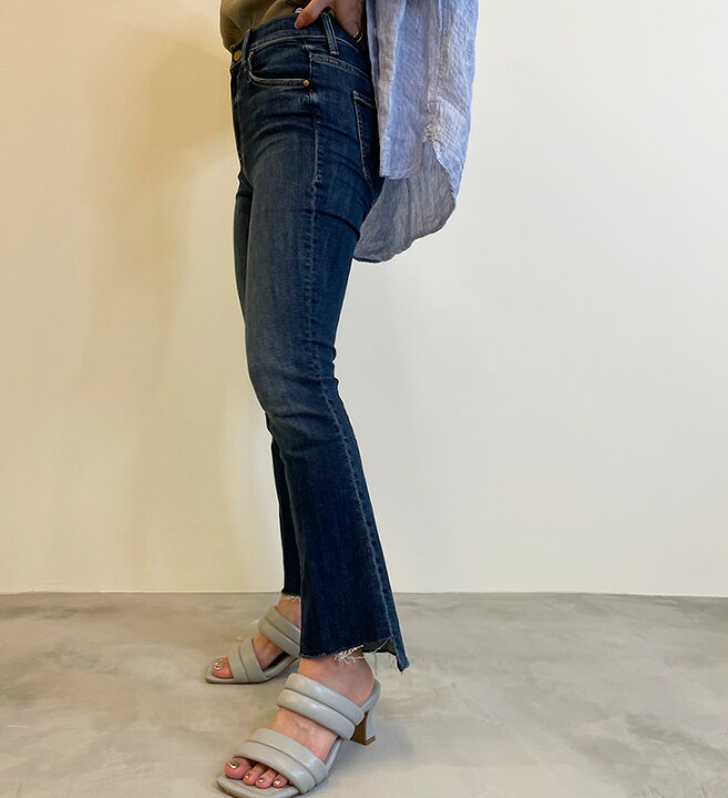 楽天市場】◇ MOTHER マザー インサイダークロップステップフレイ  