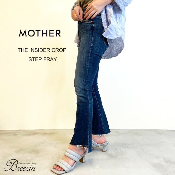 楽天市場】◇ MOTHER マザー インサイダークロップステップフレイ  