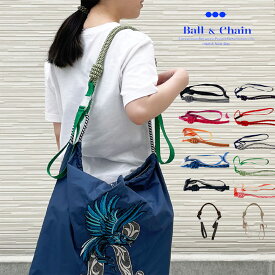 正規品 Ball＆Chain ボールアンドチェーン パラコードストラップ 正規販売店 刺繍 バッグ ball&chain ball & chain プレゼント 正規 誕生日 おしゃれ 折りたたみ かわいい 2WAY A4 トート ショルダー 高級感 贈り物 ストラップ かわいい