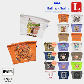 正規品 Ball＆Chain ボールアンドチェーン ポーチ Lサイズ 正規販売店 刺繍ポーチ ball&chain ball & chain プレゼント 正規 誕生日 ミニポーチ ナイロンポーチ 撥水 軽量 コンパクト かわいい 贈り物 サプライズプレゼント