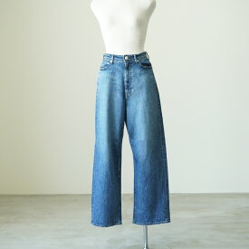 ◇ YANUK ヤヌーク JOAN ジョーン │ joan ルーズ ストレート デニム デニムパンツ おしゃれ カジュアル ゆったり レディース ブルー ルーズパンツ 太め 体系カバー