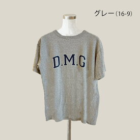 ◇ D.M.G. ディーエムジー US天竺 SSプリント Tee ｜ domingo ドミンゴ レディース Tシャツ 綿 綿100 コットン 半袖 プリントTシャツ