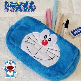 ドラえもん スクエアポーチ ペンポーチ コスメポーチ 化粧ポーチ小物入れ キャラクター グッズ かわいい 可愛い フワモコ 女の子 男の子 レディース ギフト メール便送料無料