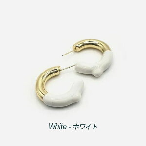 [ւȂ瑗 sAX |bvJ[ S[h t[vsAX Colorful circles hoop earrins white green yellow X^bhsAX Lb` sAX ANZ x[VbN 킢  l 