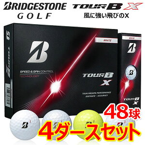 �y4�_�[�X�Z�b�g�z�܂Ƃߔ��� �u���a�X�g���S���t �c�A�[ B X �S���t�{�[�� 4�_�[�X 48������ 2026���f�� ���{���K�i BRIDGESTONE GOLF TOUR B X GBDSET