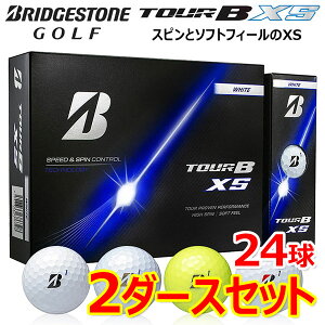 �y2�_�[�X�Z�b�g�z�܂Ƃߔ��� �u���a�X�g���S���t �c�A�[ B XS �S���t�{�[�� 2�_�[�X 24������ 2026���f�� ���{���K�i BRIDGESTONE GOLF TOUR B XS GBDSET