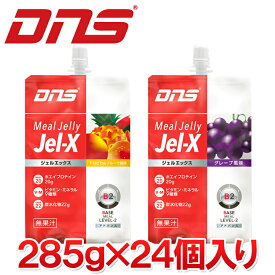 お得な24個セット DNS ジェルエックス（Jel-X） グレープ風味 トロピカルフルーツ風味 285g×24個