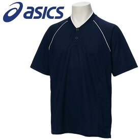 メール便配送 アシックス ベースボールシャツ BAD013-5050 メンズ