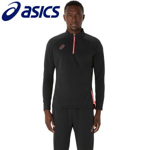AVbNX asics HALFZIP KNIT TOP 2101A301-001 Y fB[X