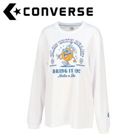 CONVERSE(コンバース) バスケット ガールズロングスリーブシャツ CB332354L-1100