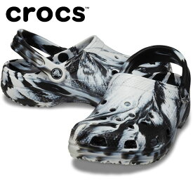 crocs クロックス Classic Marbled Clog クラシック マーブル クロッグ 206867-103 メンズ レディース サンダル