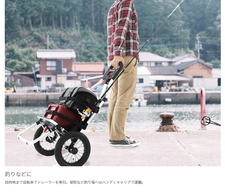 楽天市場】ドッペルギャンガー モバイルサイクルトレーラー DCR347-BK 