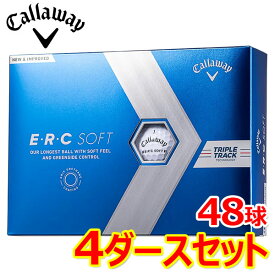 【4ダースセット】 キャロウェイ ゴルフ ERC ソフト ゴルフボール 4ダース(48球) 2023モデル