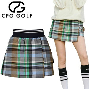 CPG GOLF WRAP PANTS CHECK チェック スコート レディース 1205-25119 ゴルフウェア 2025モデル