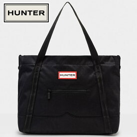 【ポイント10倍】 HUNTER ハンター ナイロン ラージ トップ クリップ トート バッグ UBS1202KBM-BLK