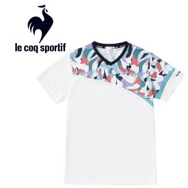 メール便配送 ルコック le coq sportif テニス SUNSCREEN グラフィックゲームシャツ メンズ QTMVJA01-ML