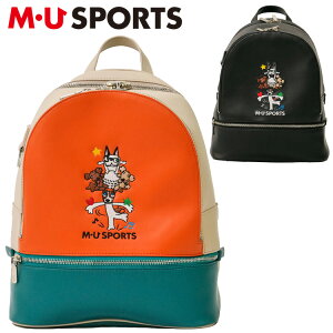 MUスポーツ MU SPORTS アーモ&メルー&シュシュHappy刺繍リュックサック 703R6050 2025モデル