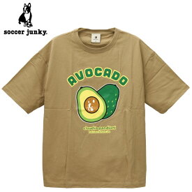 メール便配送 サッカージャンキー クラウディオ・パンディアーニ ルーズシルエットTシャツ 半袖 アボガド犬+A CP22C70-74