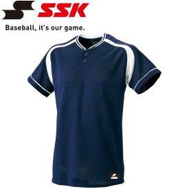 メール便配送 エスエスケイ SSK 野球 2ボタンプレゲームシャツ メンズ・ユニセックス BW2200-7010