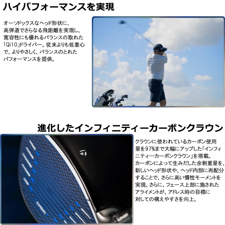 楽天市場】テーラーメイド Qi10 ドライバー メーカー純正 楽天市場】テーラーメイド Qi10 ドライバー メーカー純正