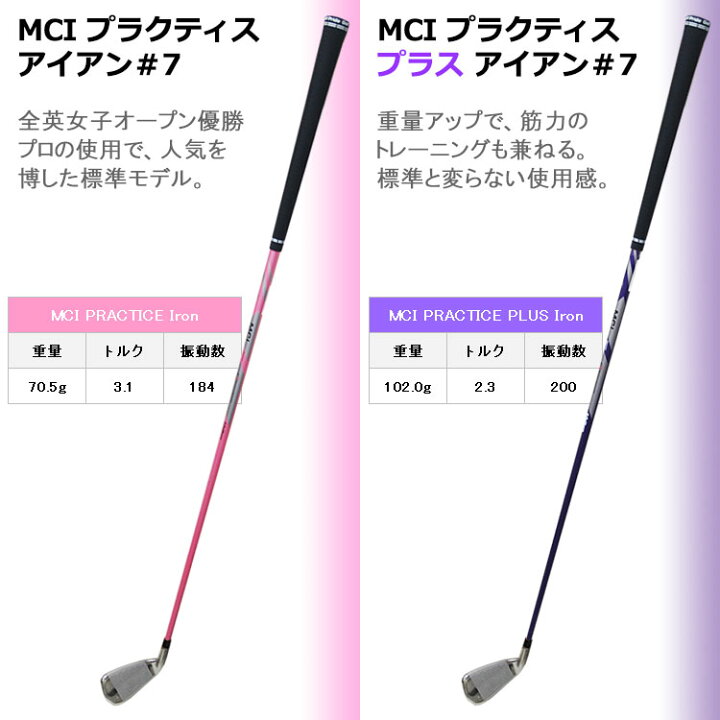楽天市場】【実打可能スイング練習器】 MCIプラクティス アイアン ＃7 