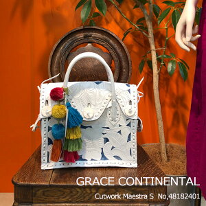 グレースグレースコンチネンタルCutworkMaestraSカービングバッグバッグ鞄GRACECONTINENTAL18SS送料無料48182401