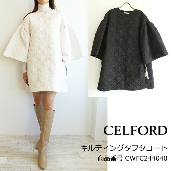 楽天市場】SALE,セール,CWFC244040,キルティングタフタコート,CELFORD 