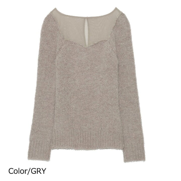 楽天市場】SALE セール 50%OFF FWNT215262,デコルテシアーソフトニット  