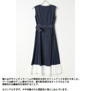 032023192,デニム配色ワンピース,Diagram,ダイアグラム,GRACECONTINENTAL,グレースコンチネンタル,20SS,送料無料