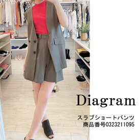 40％OFF!!,SALE セール 0323211095,Diagram,スラブショートパンツ ,GRACE CONTINENTAL,グレースコンチネンタル,送料無料,23SS,インスタ