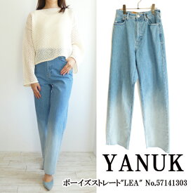 57141303,ボーイズストレート"LEA" ,YANUK,,ヤヌーク,新作,インスタ,送料無料,デニム,24SS