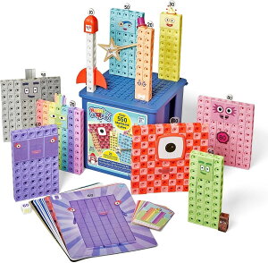 �i���o�[�u���b�N�X Numberblocks MathLink Cubes Heroes with Zeroes 552�s�[�X Learning Resources �m��ߋ�