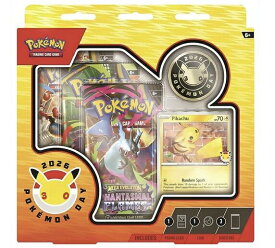 ポケモンカード ポケモンデー2026 コレクション プロモカード コイン ブースターパック3パック Pokémon Day 2026 Collection 英語版
