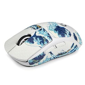 IMMOENUC マウスグリップ テープ 適用 G PRO X SUPERLIGHT 2 ワイヤレスマウス アンチスリップテープ 高性能接着剤、PVC素材カラーシール肌の汗吸収・滑り止め（ホワイトカラー）