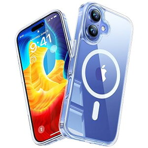 yωσNAEMagsafeΉzTORRAS iPhone 16 p P[X NA }Olbg JRg[Ή ΂݂Ȃ CX[d ϏՌ Sʕی ӂ16P[X 6.1C` 