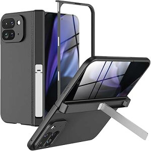 Miimall ΉGoogle Pixel 9 Fold/Pixel Fold 2 P[X ϏՌ Jo[ KX+PUU[+vX`bN X^h@\ ܂ݎ Google Pixel 9 Fold cover case qWی J