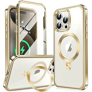 y360°SʕیEX^hEMagsafeΉzKELLCASE iPhone 15 Pro p P[X  BX^hECDO c CX[d phone15 pro Jo[ ϖh~PCw bLop[ ČRMILK