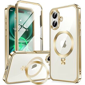 y360°SʕیEX^hEMagsafeΉzKELLCASE iPhone 16 Plus p P[X  BX^hECDO c CX[d phone16 plus Jo[ ϖh~PCw bLop[ ČRMI