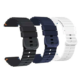 [Lamshaw] for Pixel Watch 3 45mm 交換バンド, シリコン製バンド 防水腕時計交換バンド 軽量 柔らか 替えベルト Pixel Watch 3 41mm, 45mm, 3XL / Pixel Watch 2, 1スマート
